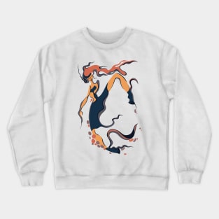 Girl dancing underwater Crewneck Sweatshirt